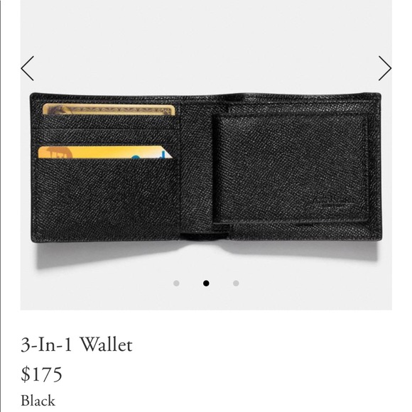 ✨NEW✨ Men’s COACH wallet - Picture 1 of 7
